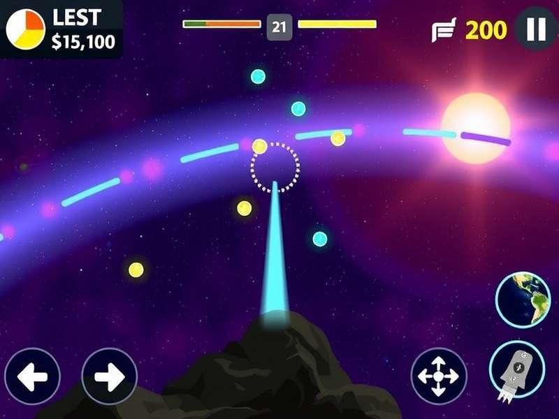 Sun Dash Cosmic Runner Game Screenshot